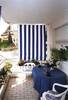 Kit completo toldo vertical - Rayas de bloco azul-blanco