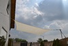 Toldo / vela rectangular  - 4 x 5 m - lona sombral - color de trigo