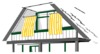 Toldo de sol vertical 230x140 cm, unicolor marfin claro