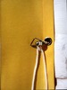 Toldo de sol vertical 230x140 cm, unicolor marfin claro