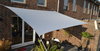 Toldo / vela rectangular  - 3 x 4 m - gris claro