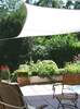 Toldo / vela rectangular  - 3 x 4 m - gris claro