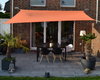 Toldo / vela rectangular  - 3 x 4 m - color uni terracotta