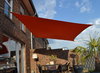 Toldo / vela rectangular  - 3 x 4 m - color uni terracotta