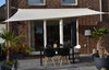 Toldo / vela rectangular  - 3 x 4 m - color marfil claro