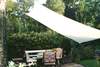 Toldo / vela rectangular  - 3 x 4 m - color marfil claro