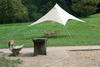Toldo de Sol Piramidal para campismo / ocio