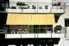 Toldo de Sol prefabricado 270x140 cm - color blanco-amarillo