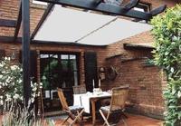 Toldo de Sol prefabricado 270x140 cm - unicolor gris claro