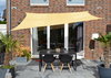 Toldo / vela rectangular  - 2,5 x 3 m - lona sombral - color de trigo