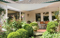 Toldo Triangular 5,0 x 5,0 x 5,0 m - lona sombral, color gris claro