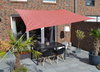 Toldo / vela rectangular  - 2,5 x 3 m - lona sombral - color terracotta