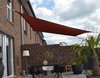 Toldo / vela rectangular  - 2,5 x 3 m - lona sombral - color terracotta