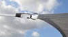 Toldo / vela rectangular  - 2,5 x 3 m - lona sombral - color gris claro