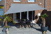 Toldo / vela rectangular  - 3,6 x 3,6 m - lona sombral - color gris claro