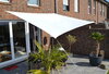 Toldo / vela rectangular  - 2,5 x 3 m - color blanco