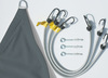 Toldo / Vela triangular 360 cm - polister - antracita