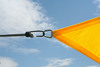 Toldo / Vela triangular 360 cm - polister - amarillo