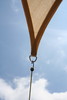 Toldo Triangular 5,0 x 5,0 x 5,0 m - lona sombral, color de trigo