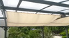 Toldo de Sol prefabricado 270x140 cm - unicolor marfin claro