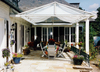 Toldo de sol 330 x 200 cm - unicolor marfin claro