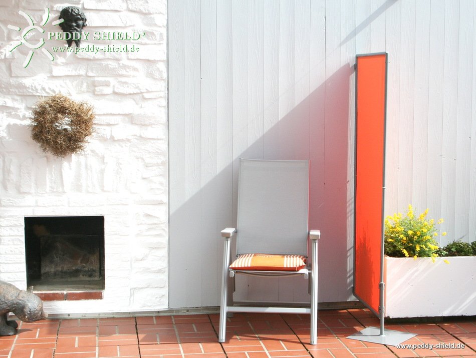 Biombo - 1 elemento - color terracotta