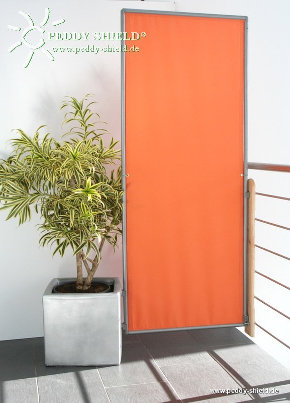 Biombo - 1 elemento - color terracotta