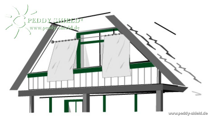 Kit completo toldo vertical - unicolor gris claro