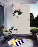 Contenido del embalaje - Kit completo toldo vertical - unicolor blanco