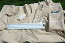 Contenido del embalaje - Toldo de Sol Piramidal para campismo / ocio