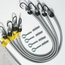 Contenido del embalaje - Toldo / vela rectangular  - 3 x 4 m - color blanco