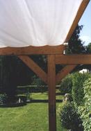 Contenido del embalaje - Kit de montaje prgola para vela de sombra corredera - con ngulos de montaje para montaje en superficie