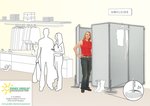 galería: Biombo  - tabique - divisorio - vestuario