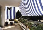 galería: Balcones - Proteccin contra vista con toldo y biombo