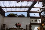 galería: Sombreado interior de estufas con toldos mviles