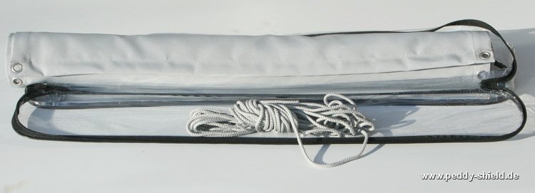 Revestimiento de pasamanos - 75x500 cm - color gris