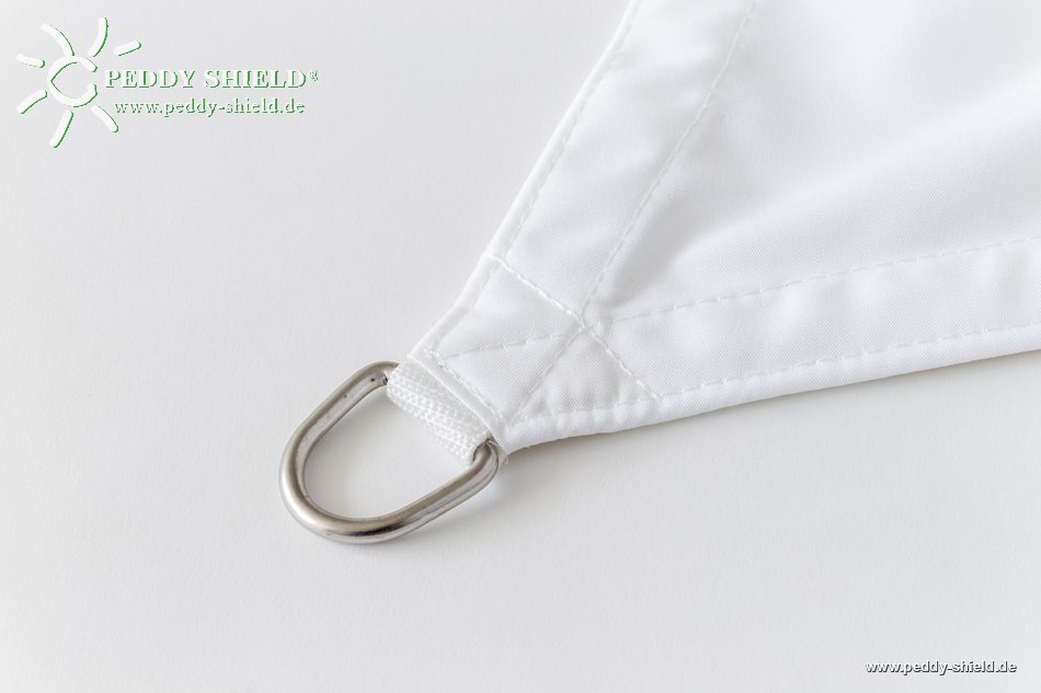 Toldo / vela rectangular  - 3 x 4 m - color blanco