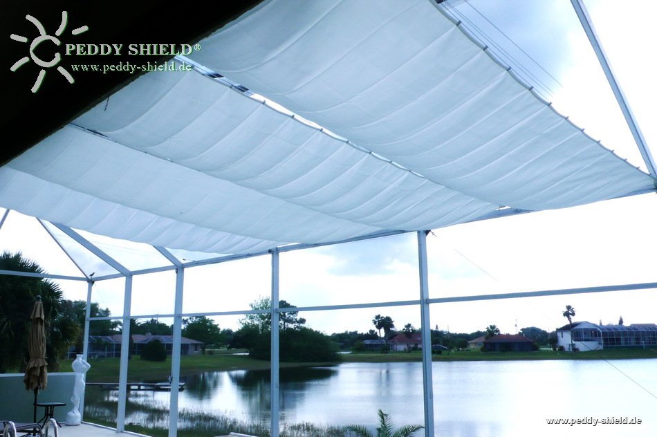 Toldo de Sol prefabricado 270x140 cm - unicolor gris claro