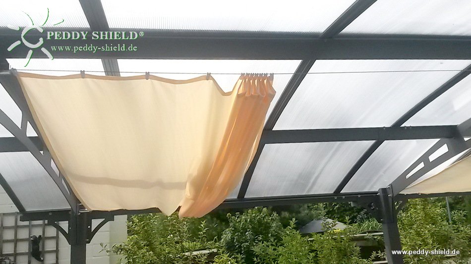 Toldo de Sol prefabricado 270x140 cm - unicolor marfin claro