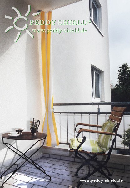 Toldo de sol vertical 230x140 cm, unicolor blanco