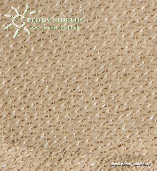 Toldo Triangular 5,0 x 5,0 x 5,0 m - lona sombral, color de trigo